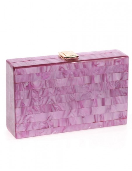 Bolso de fiesta nacarado rectangular - varios colores Lauren Lynn London Accessories - 23 