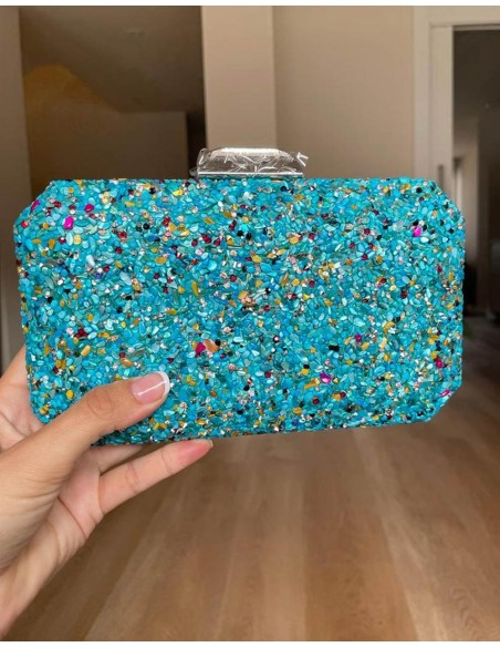 Rhinestone clutch bag Lauren Lynn London Accessories - 13 