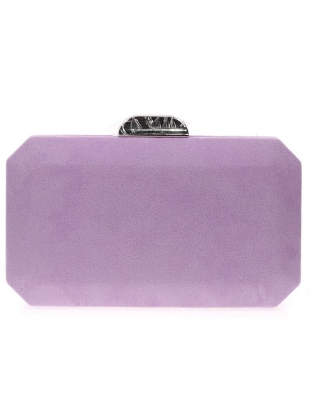 Bolso de antelina octogonal con cierre metalizado Lauren Lynn London Accessories - 25 