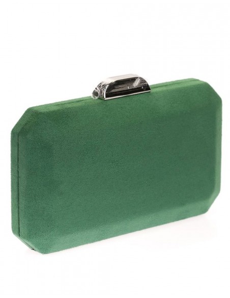 Bolso de antelina octogonal con cierre metalizado Lauren Lynn London Accessories - 39 