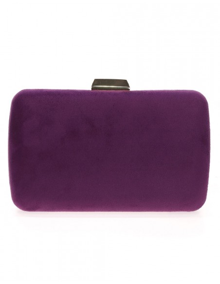 Suede clutch bag for wedding guests Lauren Lynn London Accessories - 7 