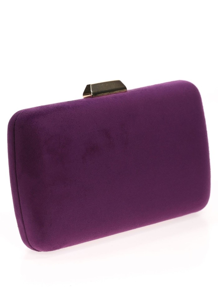 Suede clutch bag for wedding guests Lauren Lynn London Accessories - 8 