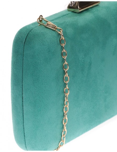Suede clutch bag for wedding guests Lauren Lynn London Accessories - 16 