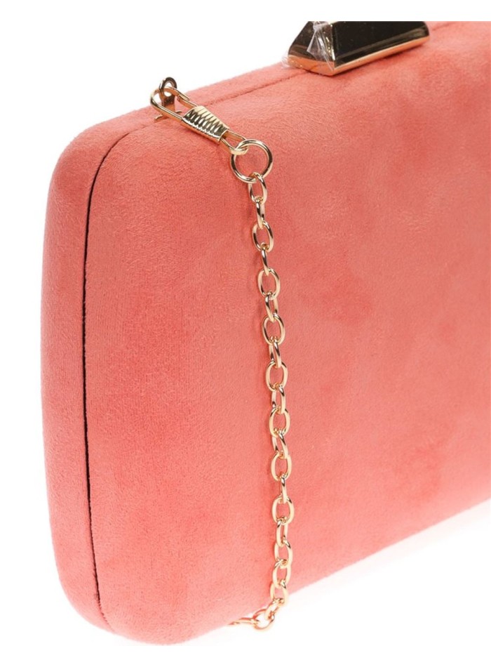 Suede clutch bag for wedding guests Lauren Lynn London Accessories - 19 