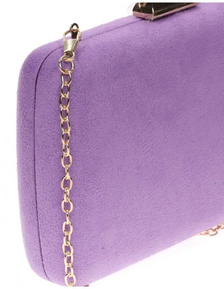 Suede clutch bag for wedding guests Lauren Lynn London Accessories - 23 