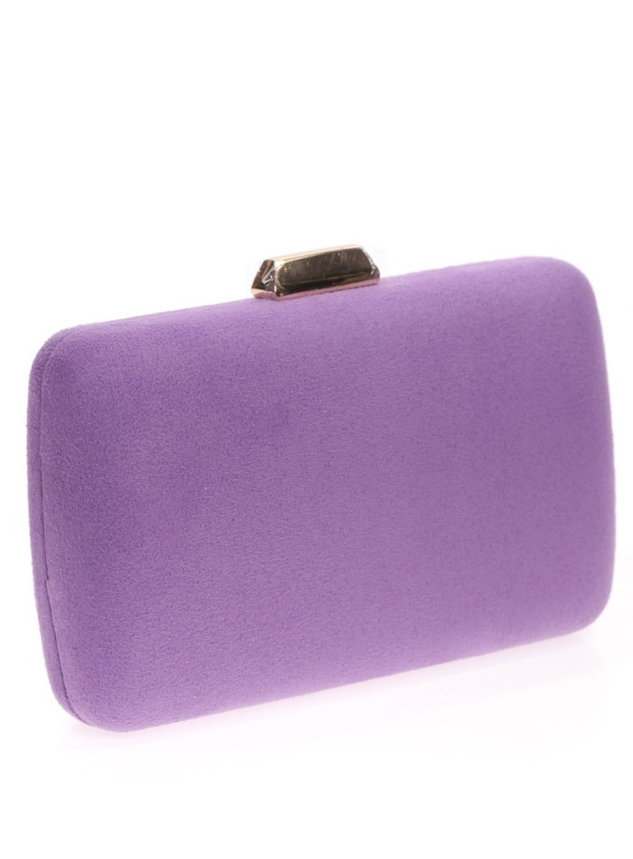 Suede clutch bag for wedding guests Lauren Lynn London Accessories - 24 