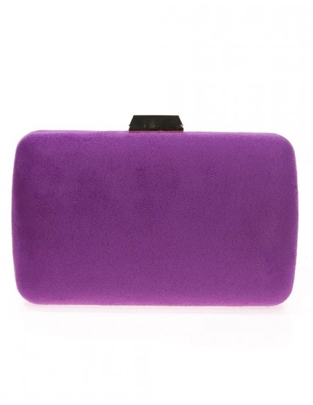 Suede clutch bag for wedding guests Lauren Lynn London Accessories - 28 