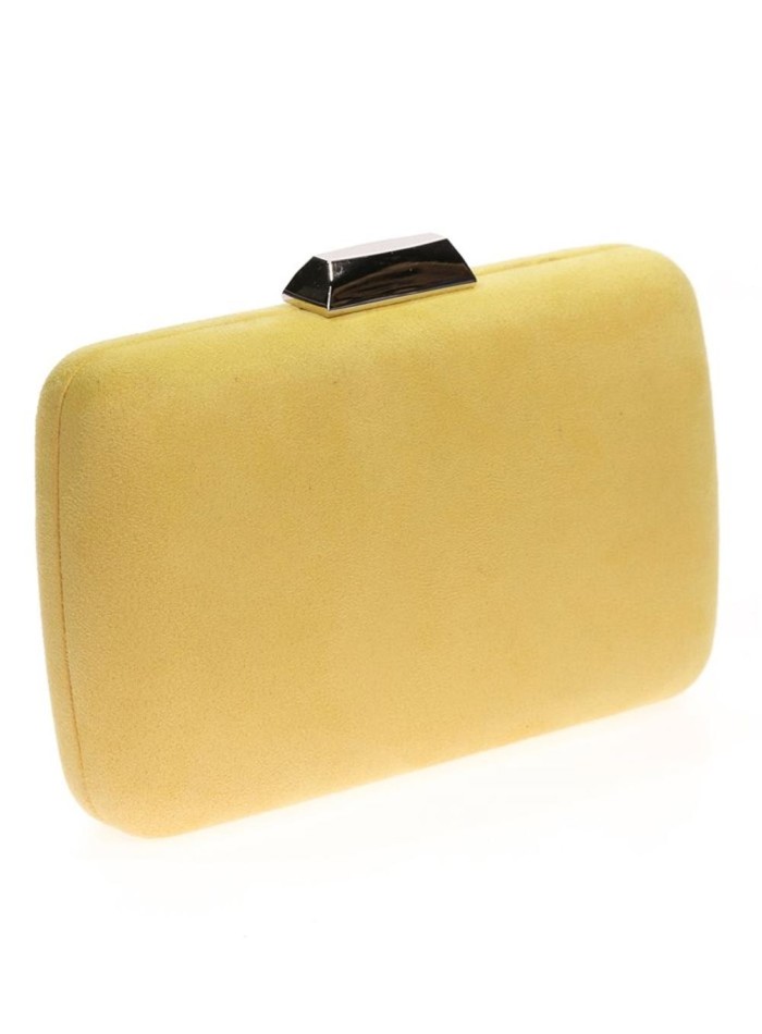 Suede clutch bag for wedding guests Lauren Lynn London Accessories - 32 