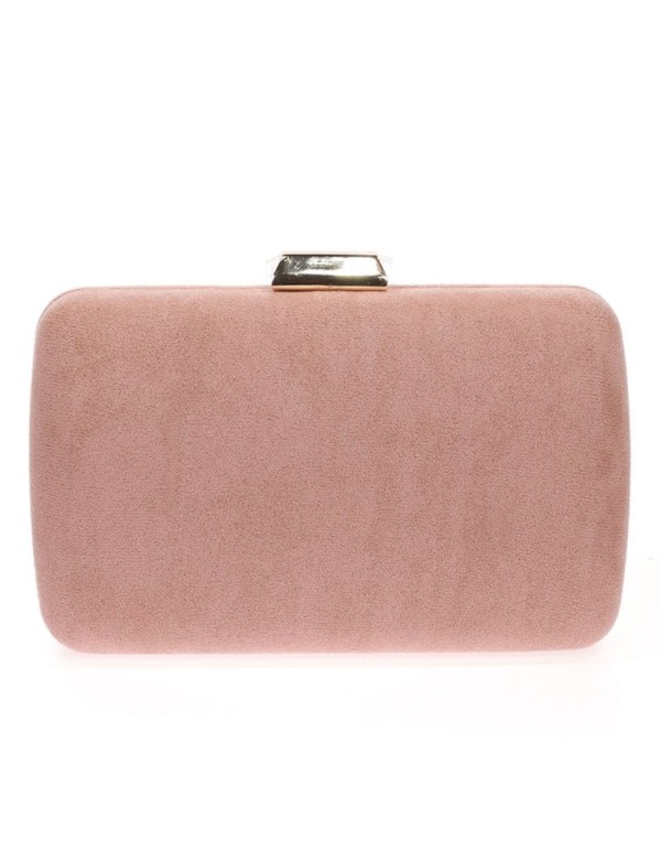 Suede clutch bag for wedding guests Lauren Lynn London Accessories - 37