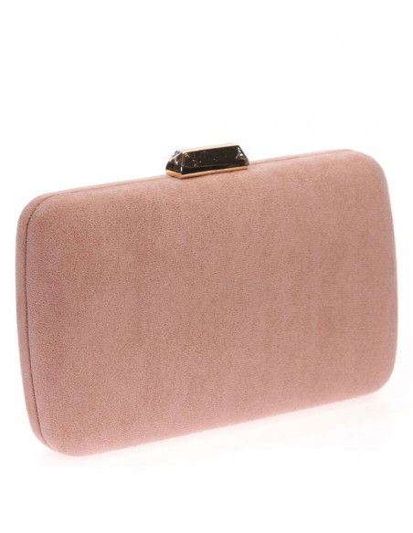 Suede clutch bag for wedding guests Lauren Lynn London Accessories - 40 