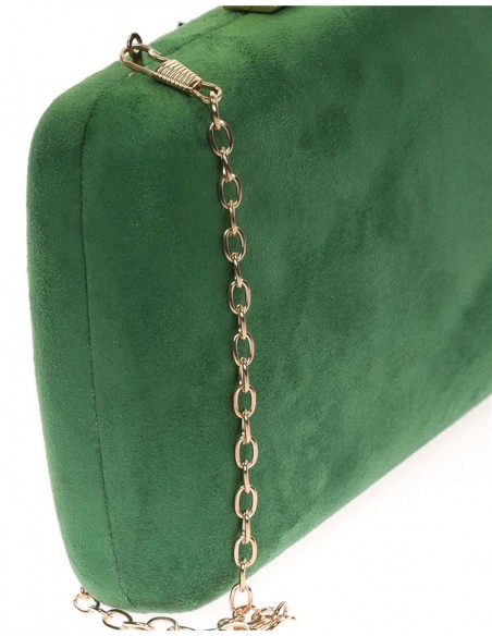 Suede clutch bag for wedding guests Lauren Lynn London Accessories - 41 