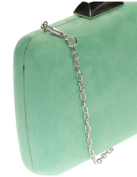 Suede clutch bag for wedding guests Lauren Lynn London Accessories - 43 