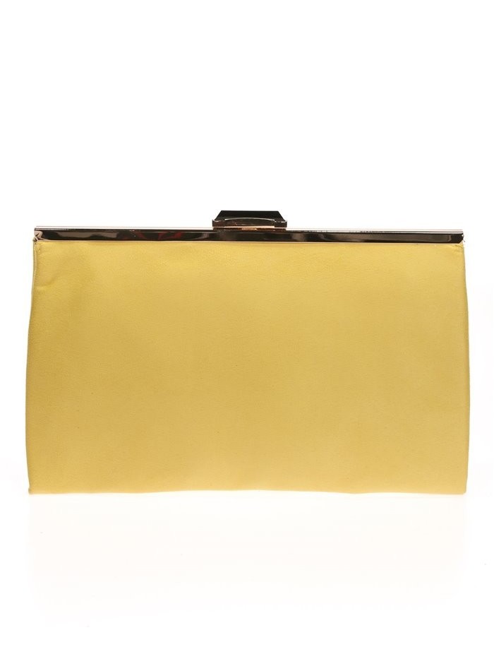 copy of Suede party clutch with rhinestone fastening Lauren Lynn London Accessories - 34 