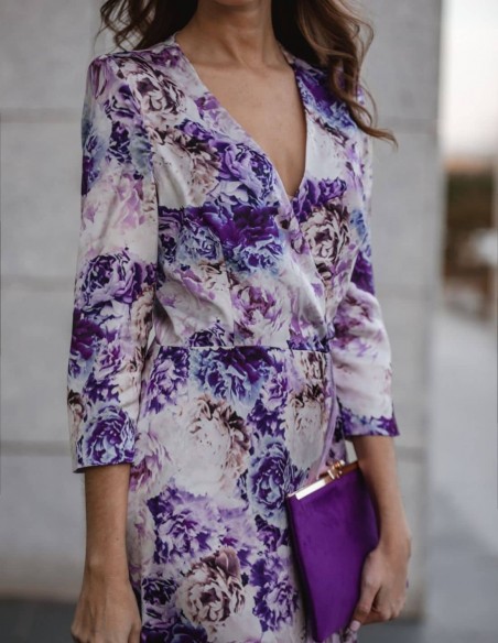 copy of Cartera de fiesta antelina y cierre pedrería Lauren Lynn London Accessories - 3 