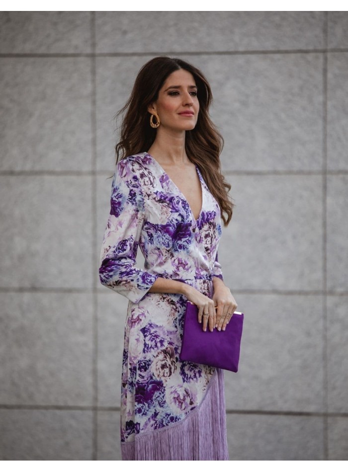 copy of Cartera de fiesta antelina y cierre pedrería Lauren Lynn London Accessories - 1 