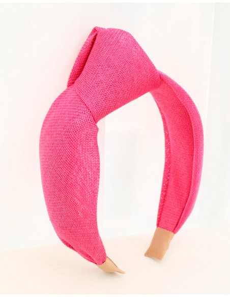Natural fiber knot headband for guests Elenitos - 3 