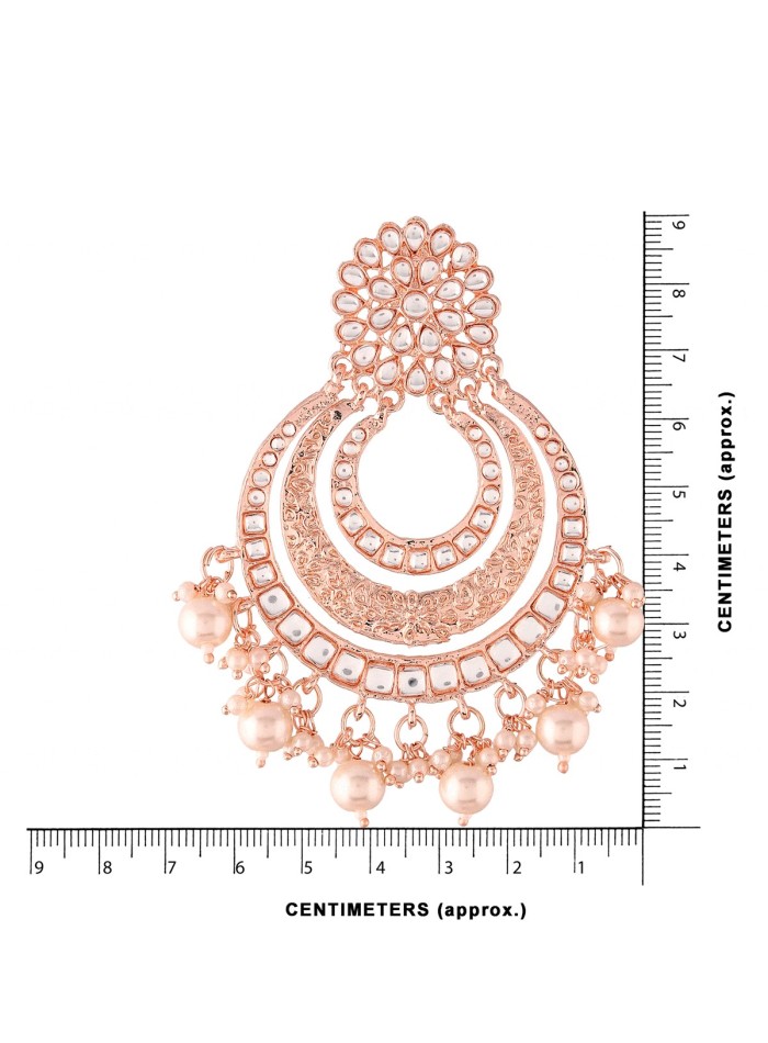 Boucle d'oreilles de fête laquée incrustée de...