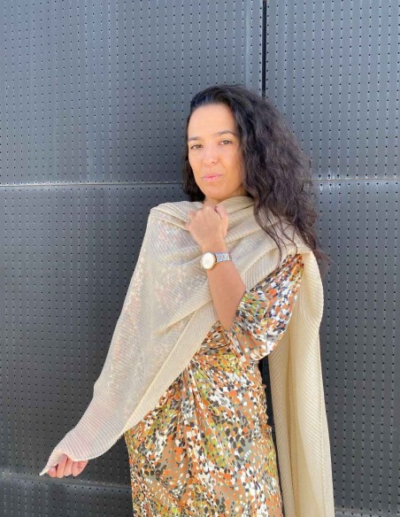 Party shawl with glitter - various colours