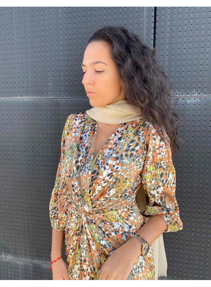 Chal de fiesta con brillo