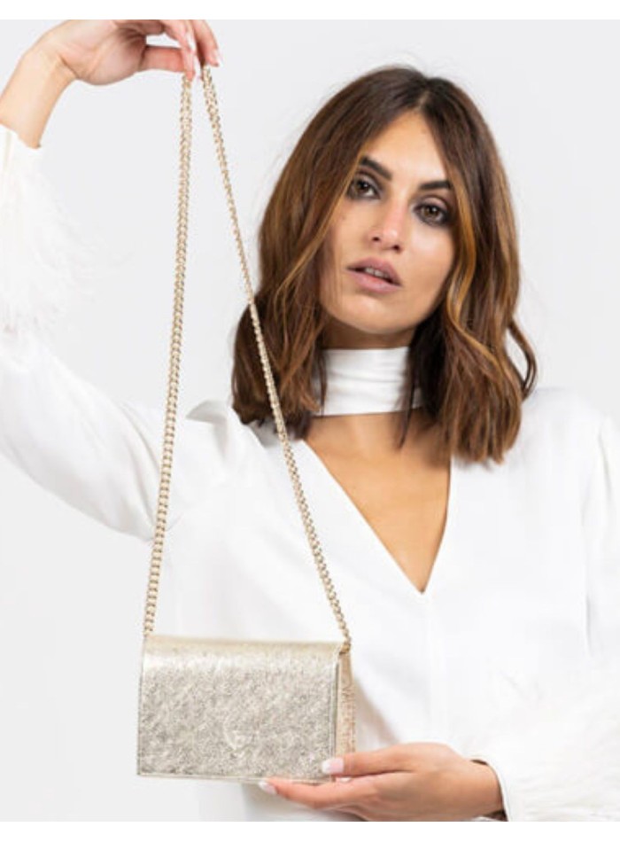 Mini bolso de fiesta con cadena metálica larga-7