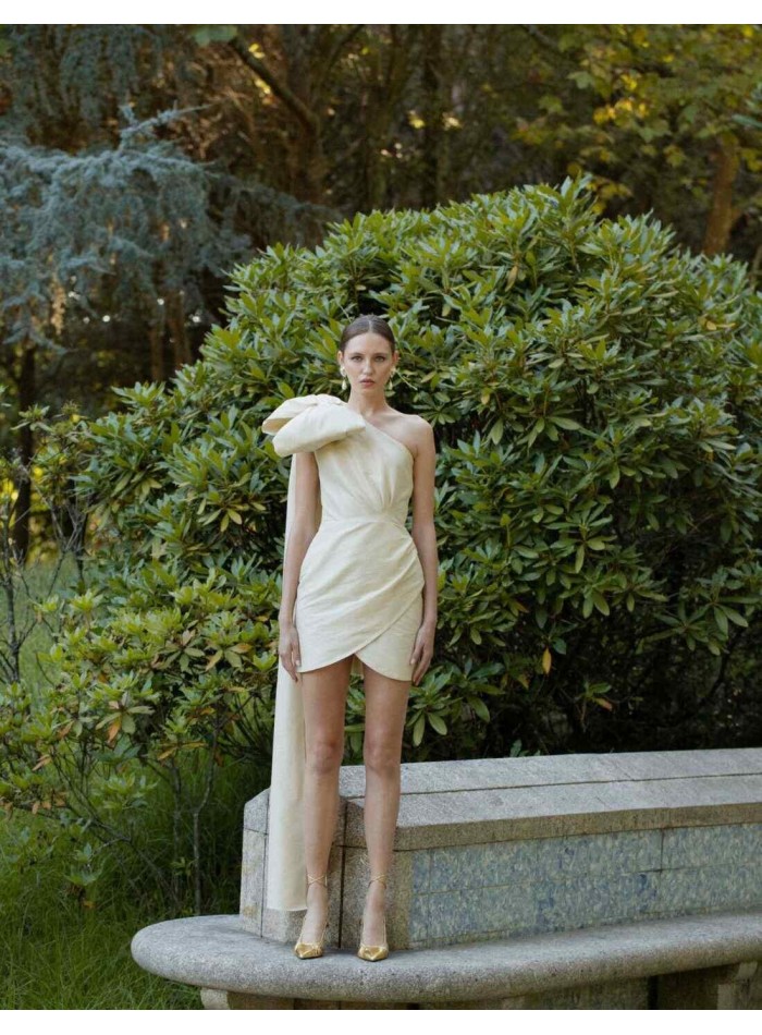 Short party dress with lace - Zaira di Vielma