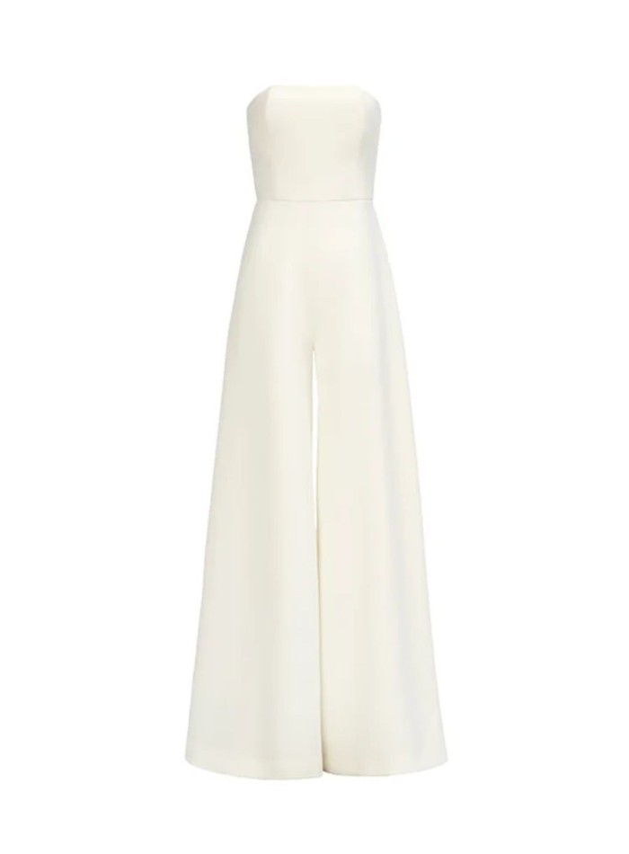 Mono largo de fiesta con escote palabra de honor para eventos