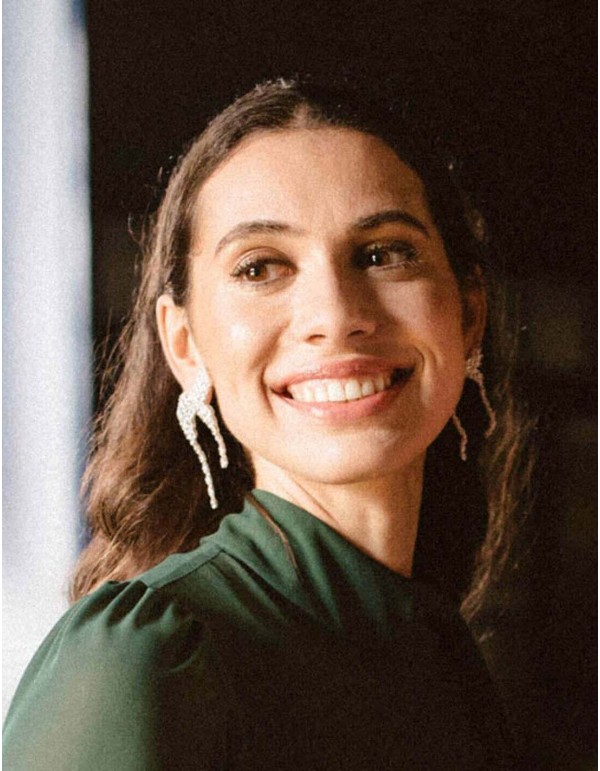 Pendientes de fiesta plateados trepadores con cristales 2