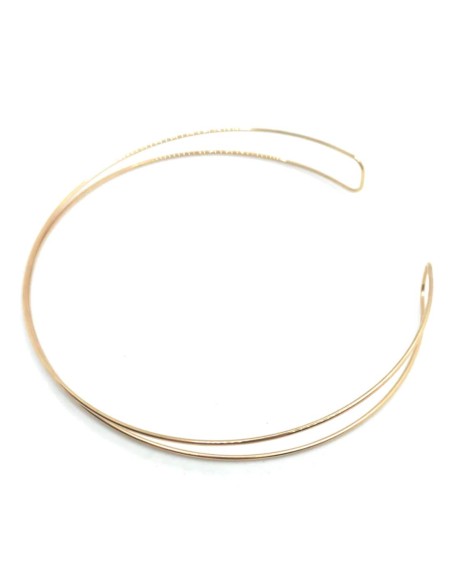 Rigid crossed choker