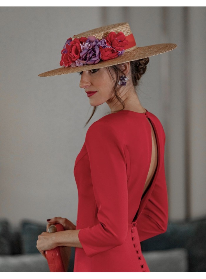 Amethyst earrings and white natural stones -...