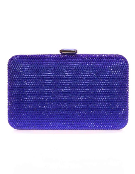 Evening clutch bag made of crystal