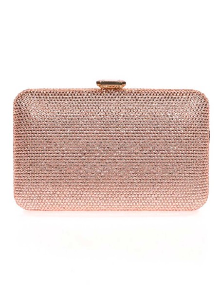 Evening clutch bag made of crystal