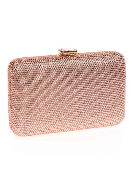 Evening clutch bag made of crystal