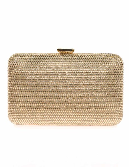 Evening clutch bag made of crystal