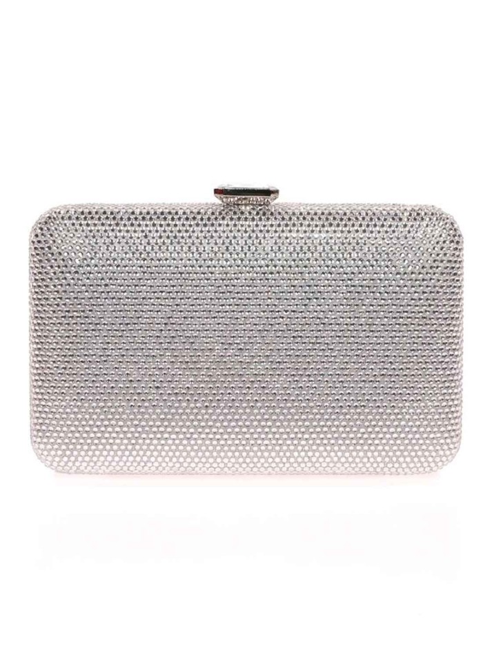 Evening clutch bag made of crystal