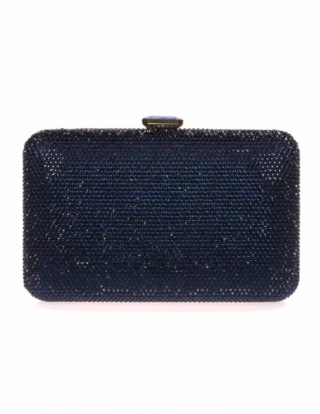 Evening clutch bag made of crystal