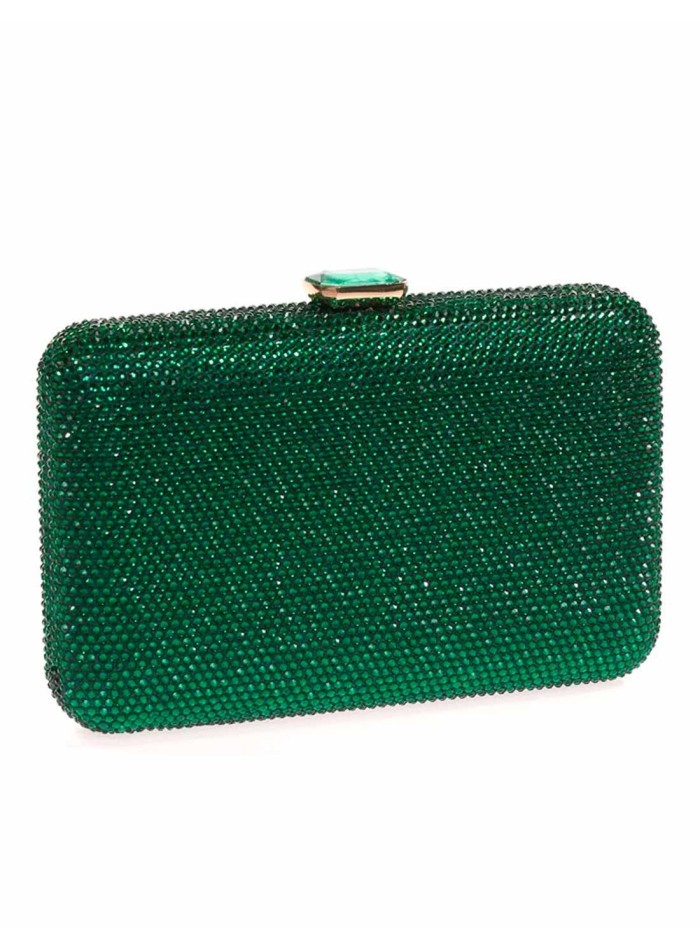 Evening clutch bag made of crystal