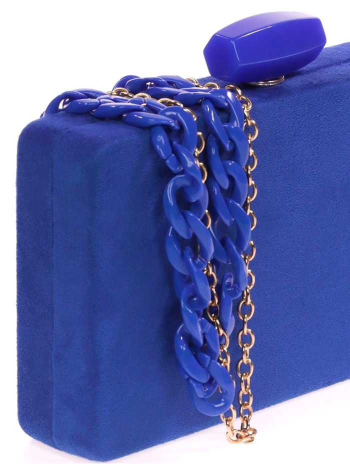 Sac de fête en cuir verni avec option double...