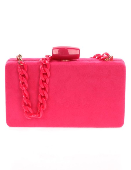 Sac de fête en cuir verni avec option double poignée