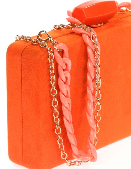 Sac de fête en cuir verni avec option double poignée