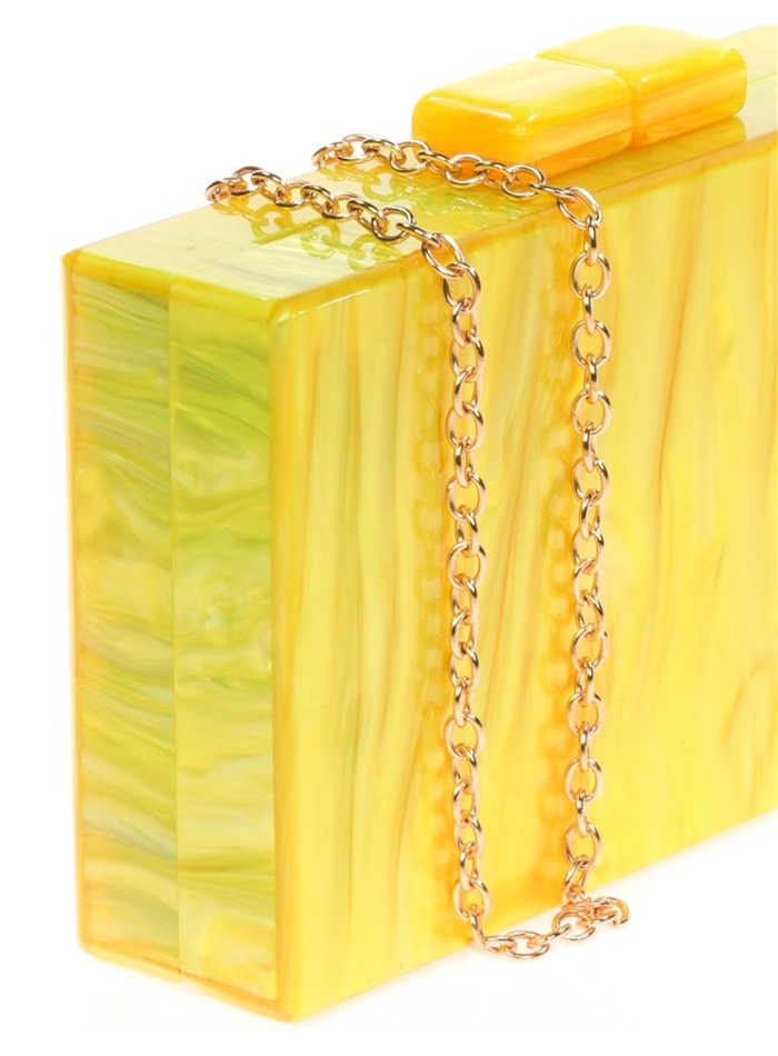 Bolso de fiesta nacarado para invitada