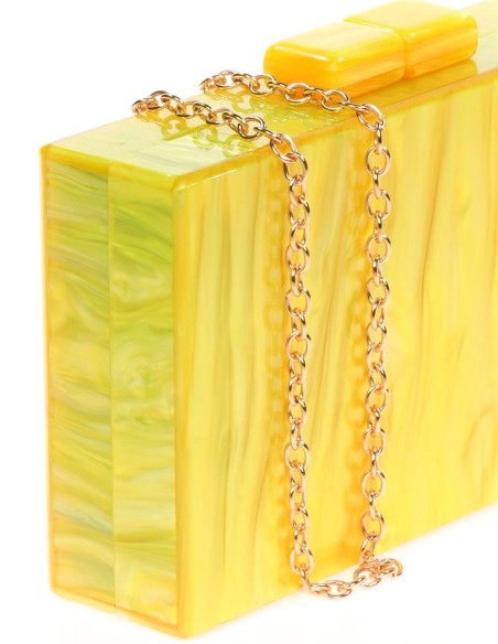 Bolso de fiesta nacarado para invitada