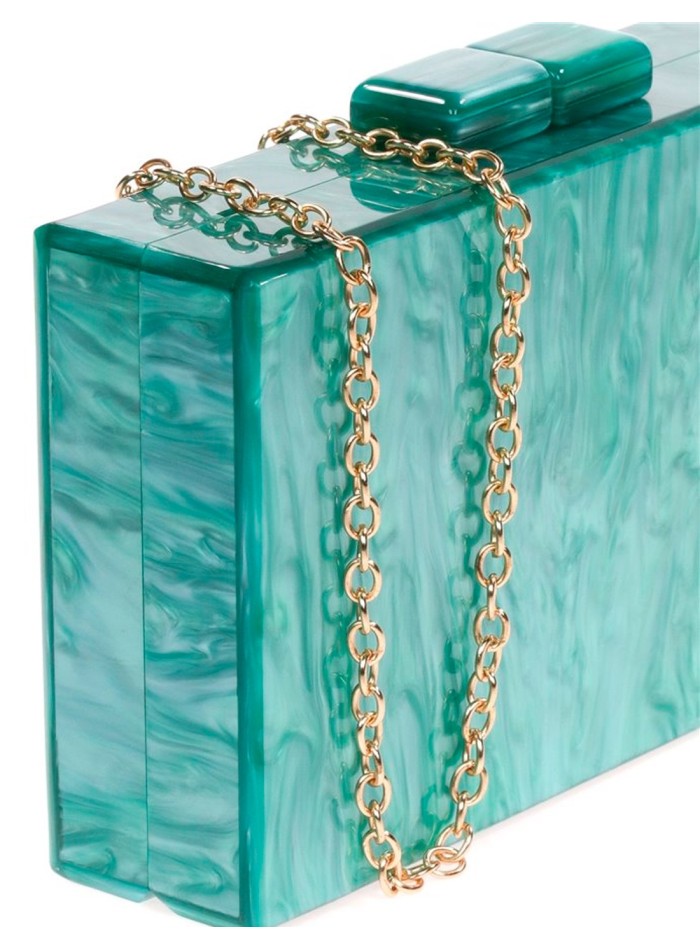 Bolso de fiesta nacarado para invitada