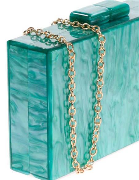 Bolso de fiesta nacarado para invitada