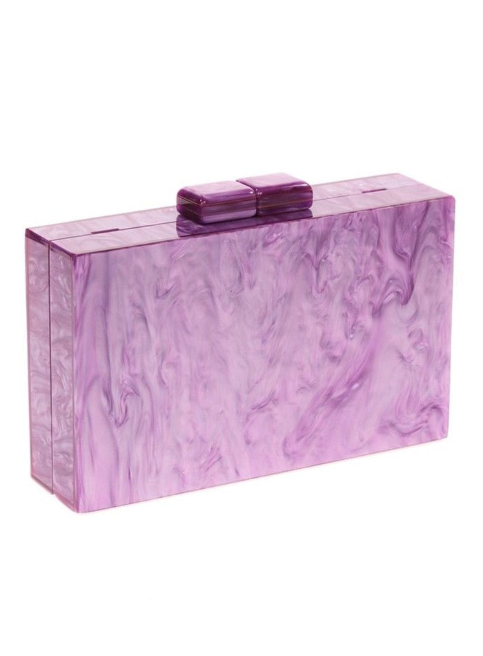 Bolso de fiesta nacarado para invitada