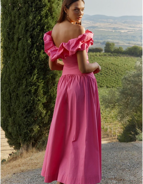 Crop-top and midi skirt party outfit 2