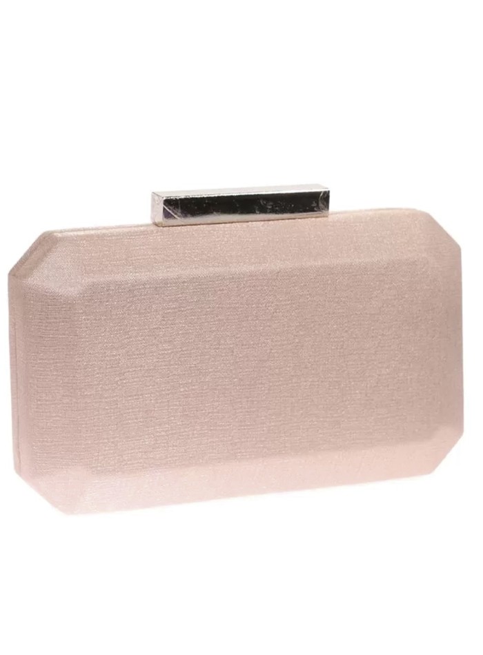 Bolso de fiesta de tejido brillante con cierre...