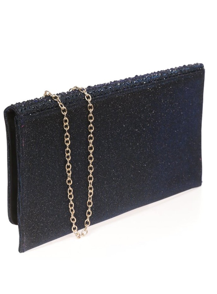 Evening clutch with rhinestones