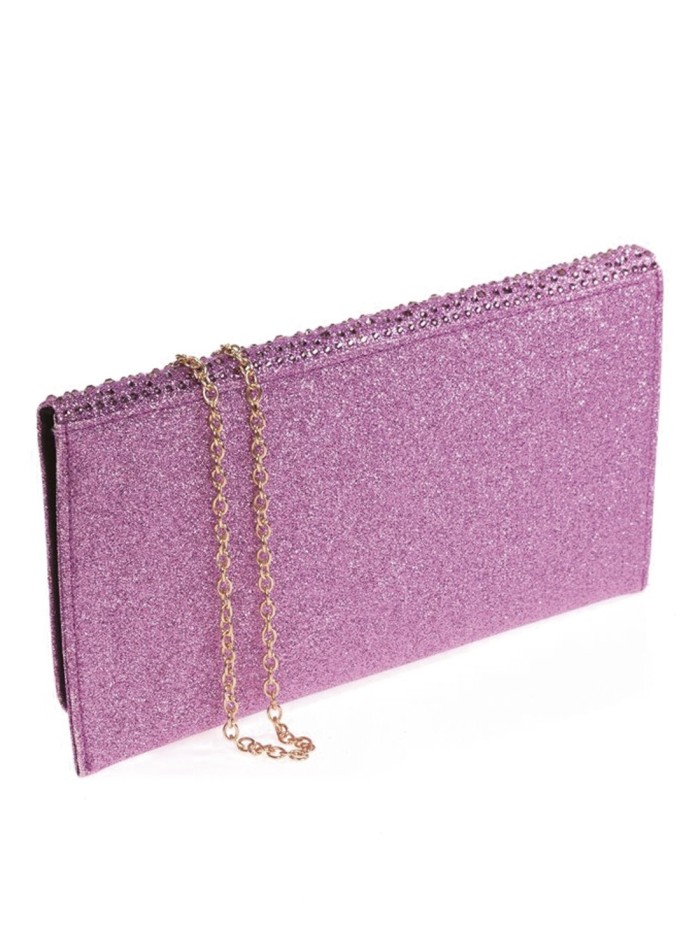 Pochette de fête en strass
