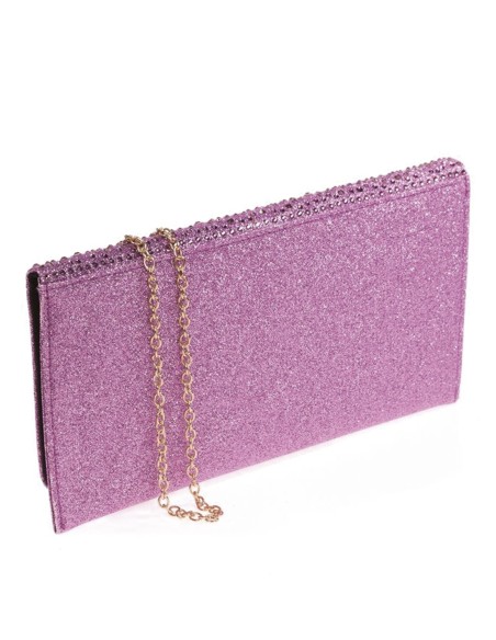 Evening clutch with rhinestones