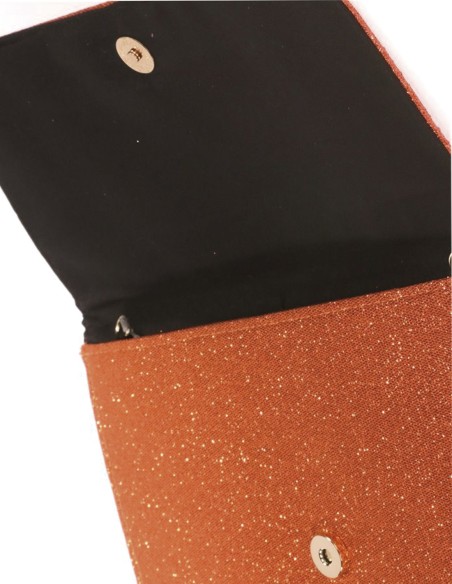 Evening clutch with rhinestones